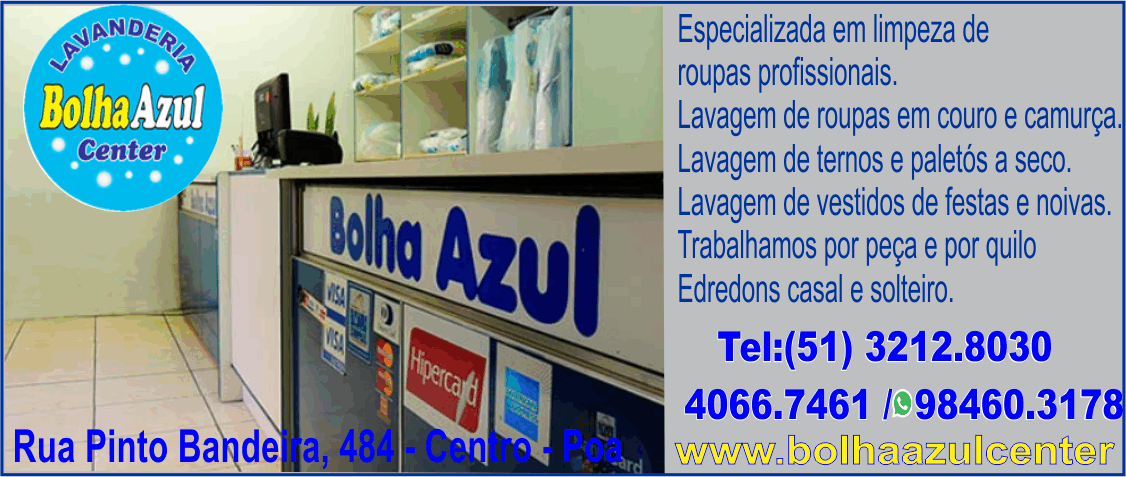 Lavanderia Bolha Azul Center